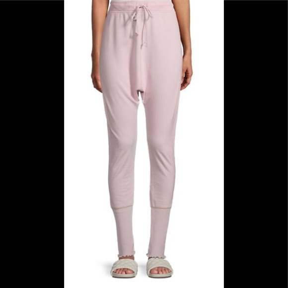 Free People FP Cozy All Day Drawstring Harem Jogger Leggings Daytime Fireworks - Picture 5 of 9